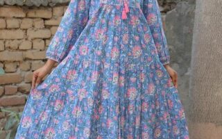 cotton maxi dress for women