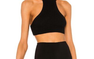 black halter top