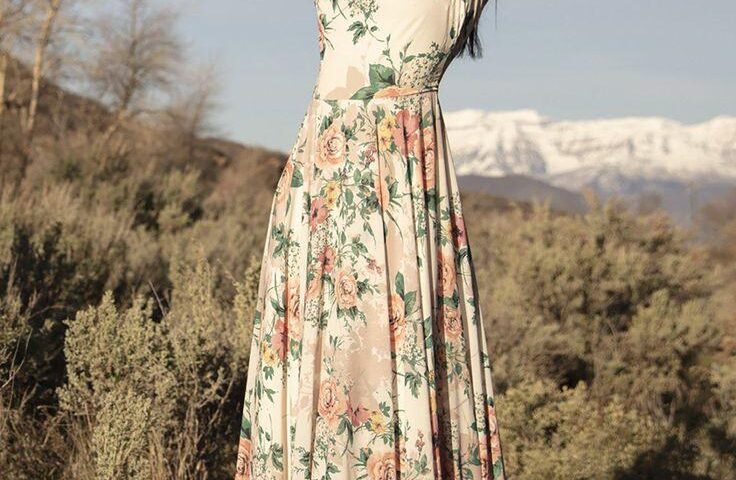 long floral dresses