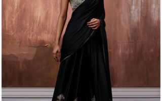 modern sari dress