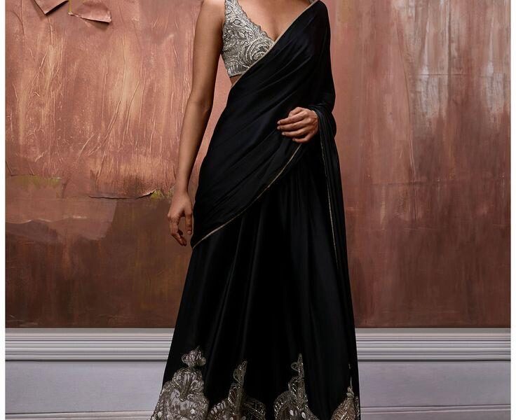 modern sari dress