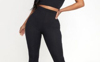 black flare pants