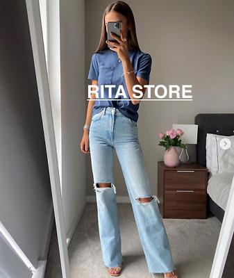 zara wide leg jeans