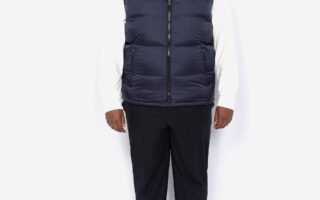 sleeveless puffer jacket