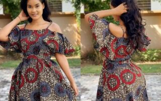 hot ankara short gowns