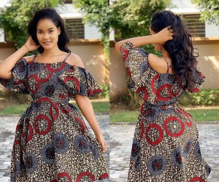 hot ankara short gowns