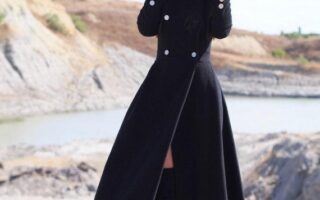 long black coat women