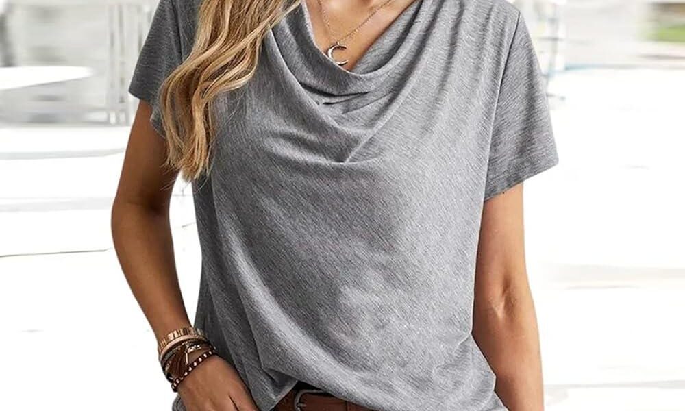 cowl neck top