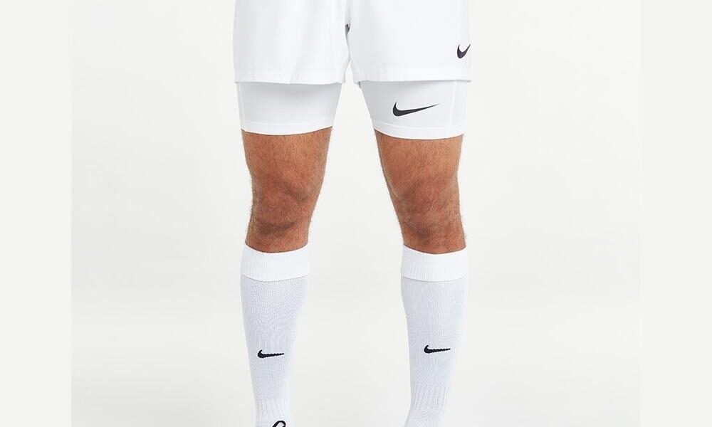 white nike shorts