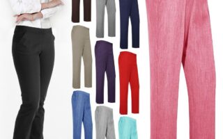 ladies trousers elasticated waist